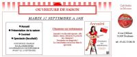 Ouverture de Saison au Café théâtre Les Minimes. Le mardi 17 septembre 2013 à Toulouse. Haute-Garonne.  19H00